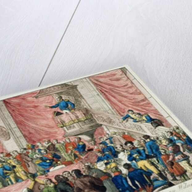 General Sierakowski calling for the Lithuanian Uprising, 1812 by Johann Nepomuk Schonberg