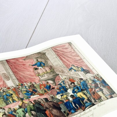 General Sierakowski calling for the Lithuanian Uprising, 1812 by Johann Nepomuk Schonberg