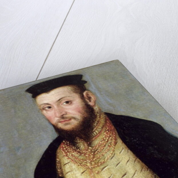 Zygmunt II August King of Poland, c.1553-56 by Lucas the Younger (studio of) Cranach