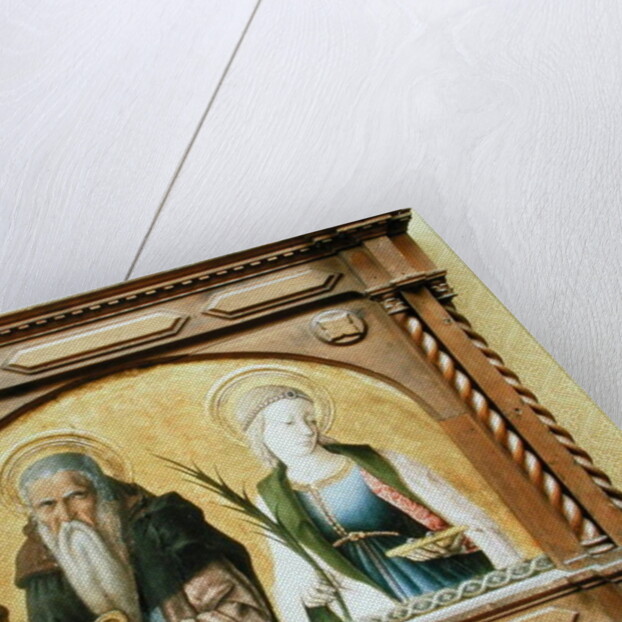 St. Anthony the Hermit and St. Lucy, c.1470 by Carlo Crivelli