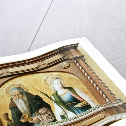 St. Anthony the Hermit and St. Lucy, c.1470 by Carlo Crivelli