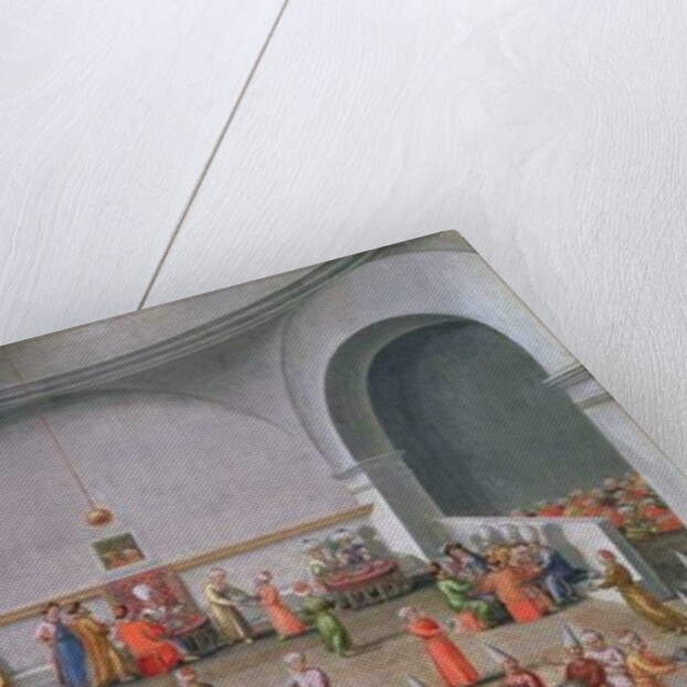 Jan Gninski's Diplomatic Mission to Istanbul, Dinner in honour of the Polish Mission, 1679 by Pierre Paul Sevin