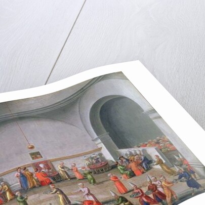 Jan Gninski's Diplomatic Mission to Istanbul, Dinner in honour of the Polish Mission, 1679 by Pierre Paul Sevin