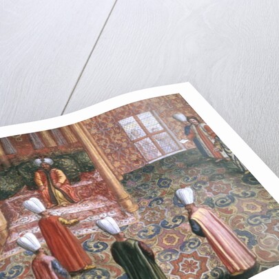 Jan Gninski's Diplomatic Mission to Istanbul, Audience of the Polish Envoy with the Sultan Machmed, 1679 by Pierre Paul Sevin