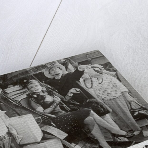 Still from the film 'Seven Sinners' with Marlene Dietrich, Broderick Crawford and Mischa Auer, 1940 by Photographer German