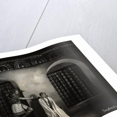 Still from the film 'Die Nibelungen: Siegfried' with Paul Richter and Margarete Schoen, 1924 by German Photographer