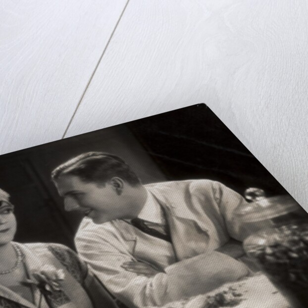 Still from the film 'Tragedy of the Street' with Asta Nielsen and Werner Pittschau, 1927 by German Photographer