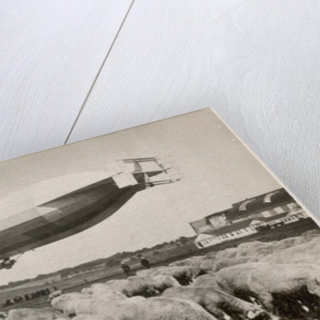 The passenger Zeppelin LZ10, 'Schwaben' in flight, 1911 by German Photographer