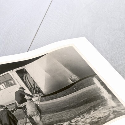 Passengers boarding the Zeppelin LZ11 'Viktoria-Luise', between 1912-14 by German Photographer