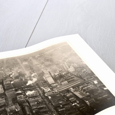 Aerial photo of downtown Philadelphia, taken from the LZ 127 Graf Zeppelin, 1928 by German Photographer
