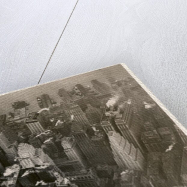 Aerial photo of downtown Manhattan by German Photographer