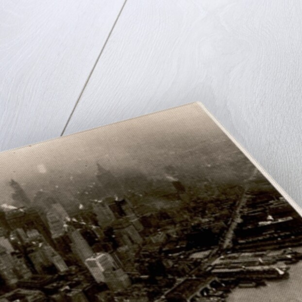 Aerial photo of downtown Manhattan by German Photographer