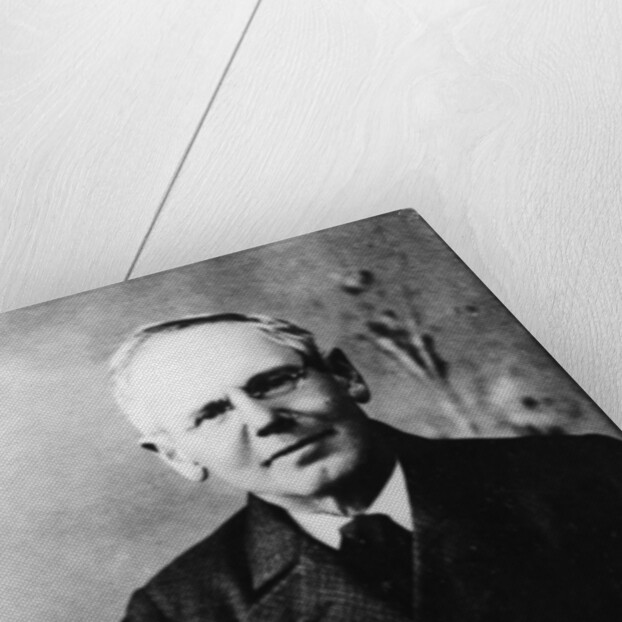 Portrait of Austrian poet Peter Rosegger by German Photographer