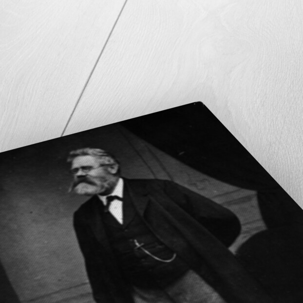 Portrait of German novelist Fritz Reuter by German Photographer