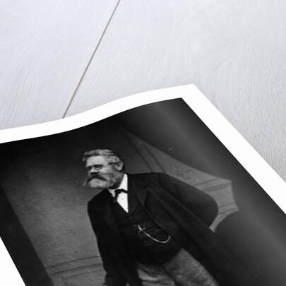 Portrait of German novelist Fritz Reuter by German Photographer