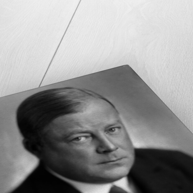 Portrait of German publisher Ernst Rowohlt by German Photographer