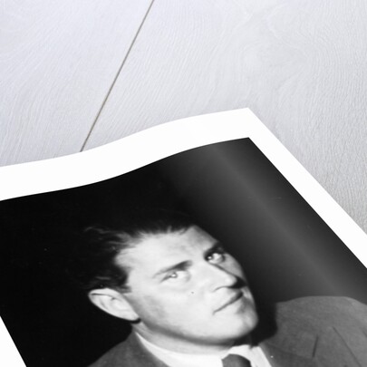 Portrait of German writer Carl Zuckmayer by German Photographer