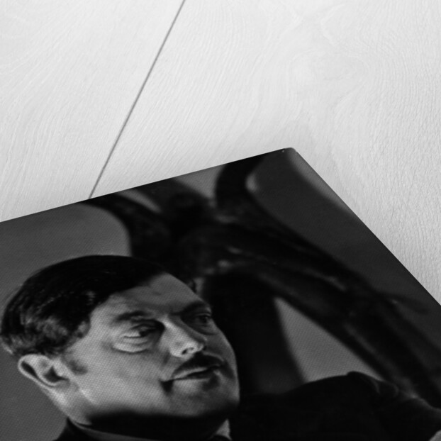 Portrait of Austrian writer Richard Billinger by German Photographer