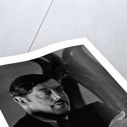 Portrait of Austrian writer Richard Billinger by German Photographer