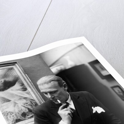 Portrait of German writer Hanns Heinz Ewers by German Photographer