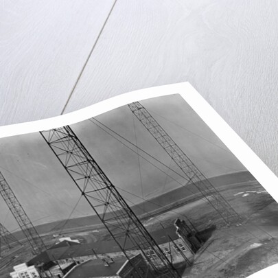 Radio transmission facility in Norddeich, Germany, c.1933 by German Photographer
