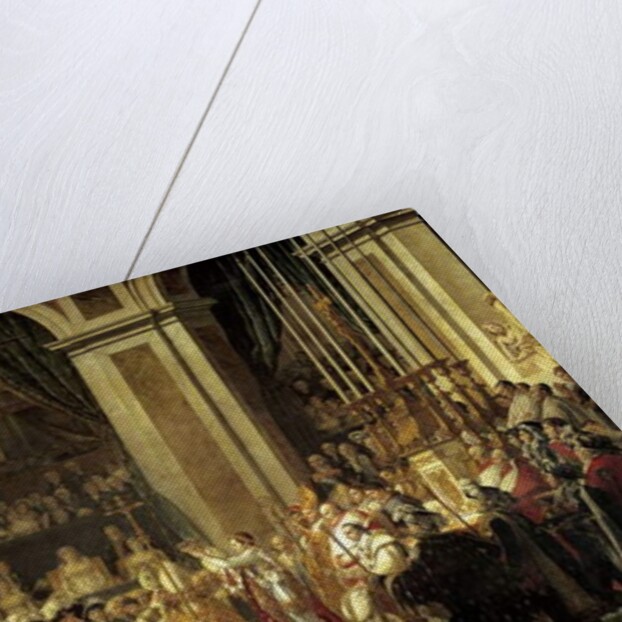 The consecration of the Emperor Napoleon I and Coronation of the Empress Josephine, 1806 by Jacques Louis David