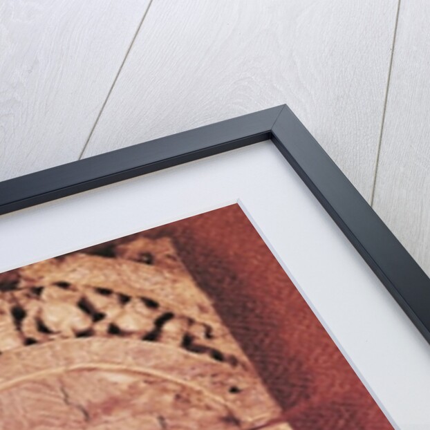 Carved Indian plaque depicting two female figures under a torana by School Afghan