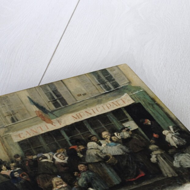 A Soup Kitchen during the Siege of Paris, after 1870 by Henri Pille