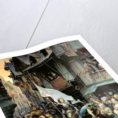 Joan of Arc enters Orléans, 1887 by Jean-Jacques Scherrer