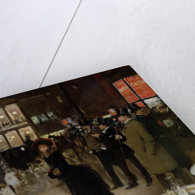 The Boulevard at Night, in front of the Theatre des Varietes, c.1883 by Jean Beraud