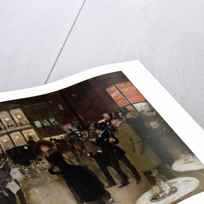 The Boulevard at Night, in front of the Theatre des Varietes, c.1883 by Jean Beraud