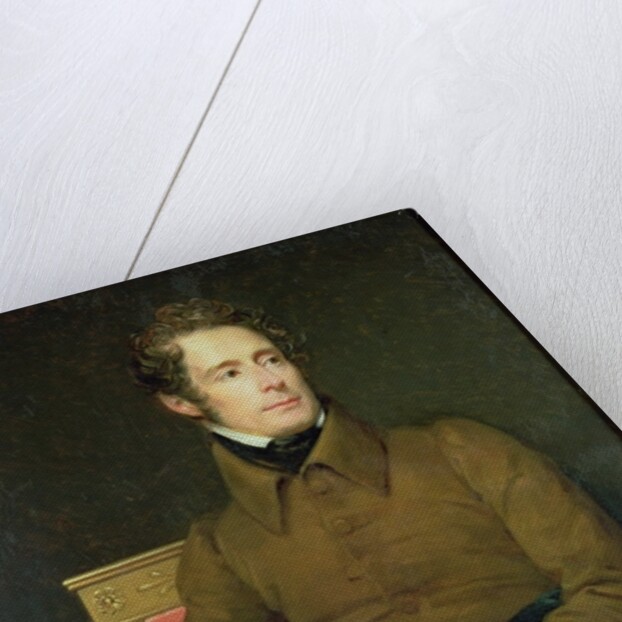 Portrait of Alphonse de Lamartine, 1831 by Francois Pascal Simon Baron Gerard