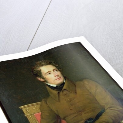 Portrait of Alphonse de Lamartine, 1831 by Francois Pascal Simon Baron Gerard