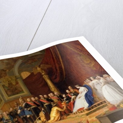 The Reception of Siamese Ambassadors by Emperor Napoleon III at the Palace of Fontainebleau, 27 June 1861 by Jean Leon Gerome