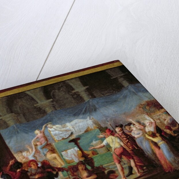 The Funeral of Marat in the Ancient Church of Cordeliers, 16th July 1793 by Jacques Louis David