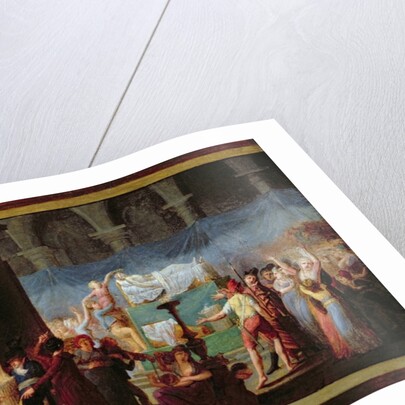 The Funeral of Marat in the Ancient Church of Cordeliers, 16th July 1793 by Jacques Louis David