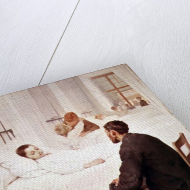 Visiting Day at the Hospital, 1889 by Henri Jules Jean Geoffroy