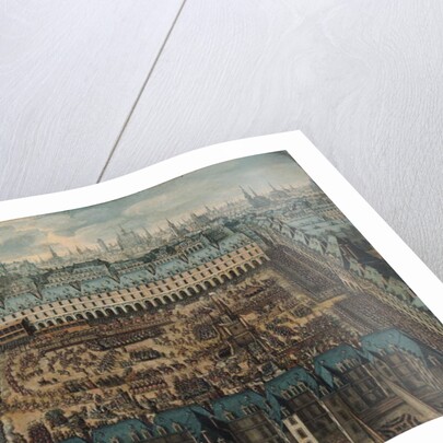 The Glorious Knights Jousting Tournament at the Place Royale to celebrate the Marriage of Louis XIII to Anne of Austria 5th, 6th and 7th April 1612 by French School