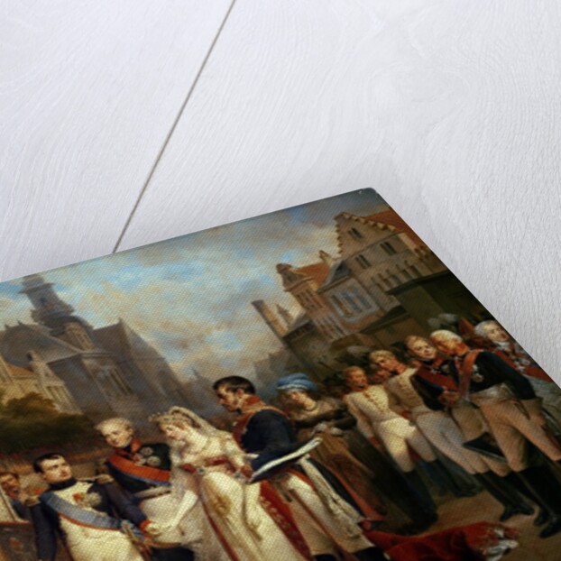 Napoleon Bonaparte Receiving Queen Louisa of Prussia at Tilsit, 6th July 1807, 1837 by Nicolas Louis Francois Gosse