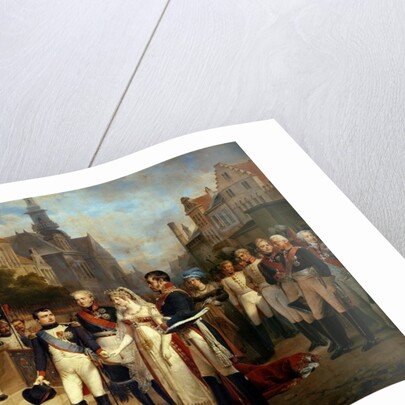 Napoleon Bonaparte Receiving Queen Louisa of Prussia at Tilsit, 6th July 1807, 1837 by Nicolas Louis Francois Gosse