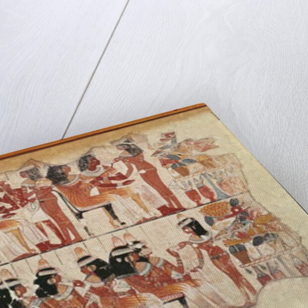 Banquet scene by Egyptian 18th Dynasty