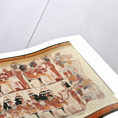 Banquet scene by Egyptian 18th Dynasty