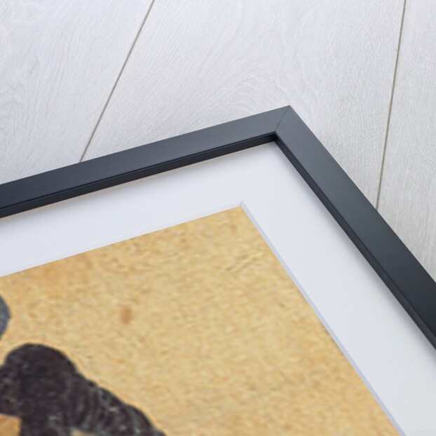 Detail of a man from 'Transporting Ceramics' by School Chinese