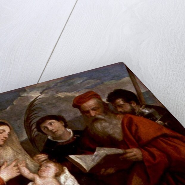 Madonna and Child with SS. Stephen, Jerome and Maurice by Titian