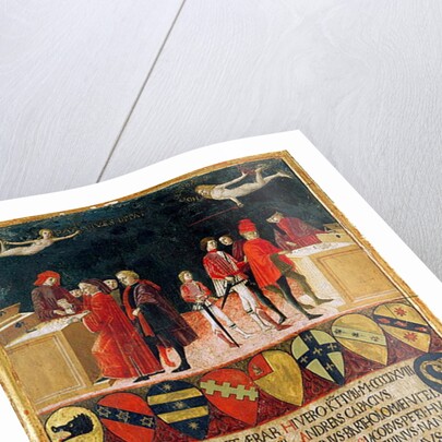 The Council Finances in Times of War and of Peace, 1468 by Benvenuto di Giovanni