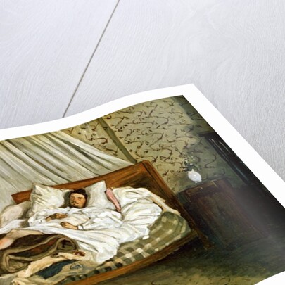 The Improvised Ambulance, The Painter Monet Wounded at Chailly-en-Biere, 1865 by Jean Frederic Bazille