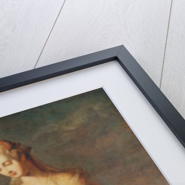 Leto, pregnant with the twins Artemis and Apollo, with the eagle of Zeus at her feet by Hendrik Goltzius