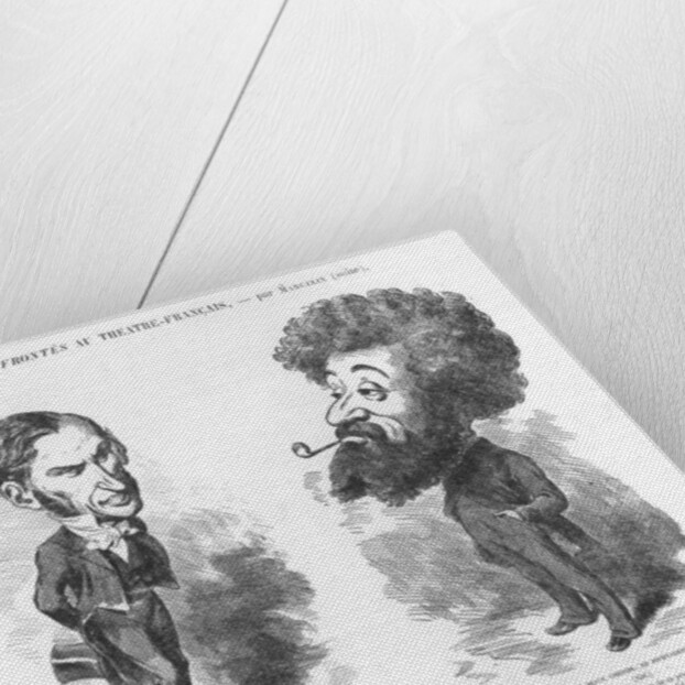 Caricatures of Vernouillet the Intriguing, and the Brave Giboyer, the Journalist by M. Marcelin