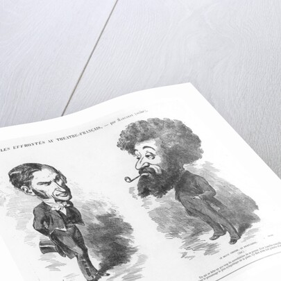 Caricatures of Vernouillet the Intriguing, and the Brave Giboyer, the Journalist by M. Marcelin