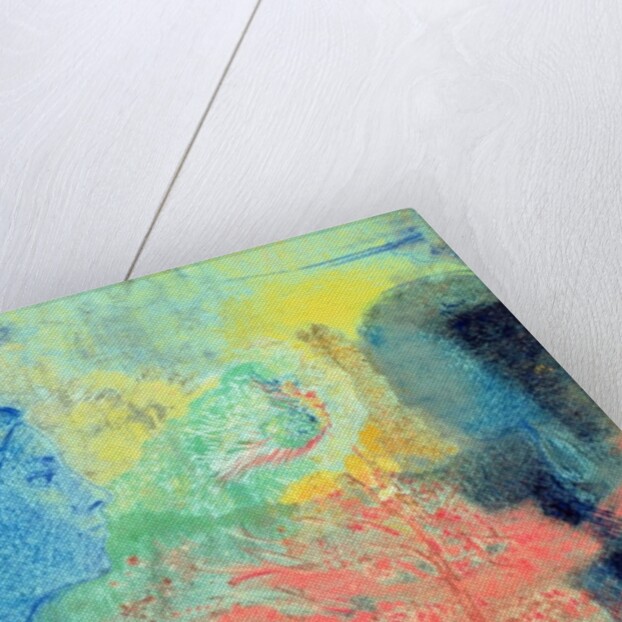 Shades of Sleep (pastel on paper by Odilon Redon